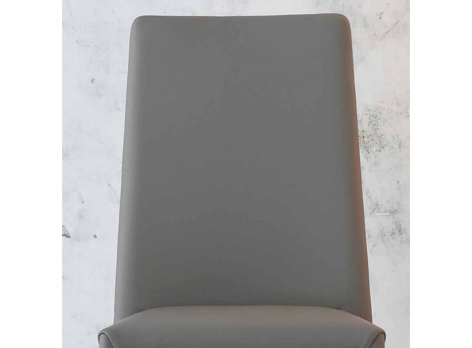 Bonaldo Eral moderne design stoel bekleed met leer gemaakt in Italië Viadurini