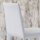 Bonaldo Filly gestoffeerd design stoel in wit leer gemaakt in Italië Viadurini