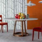 Bonaldo Greeny ronde tafel Calacatta marmeren vloer gemaakt in Italië Viadurini