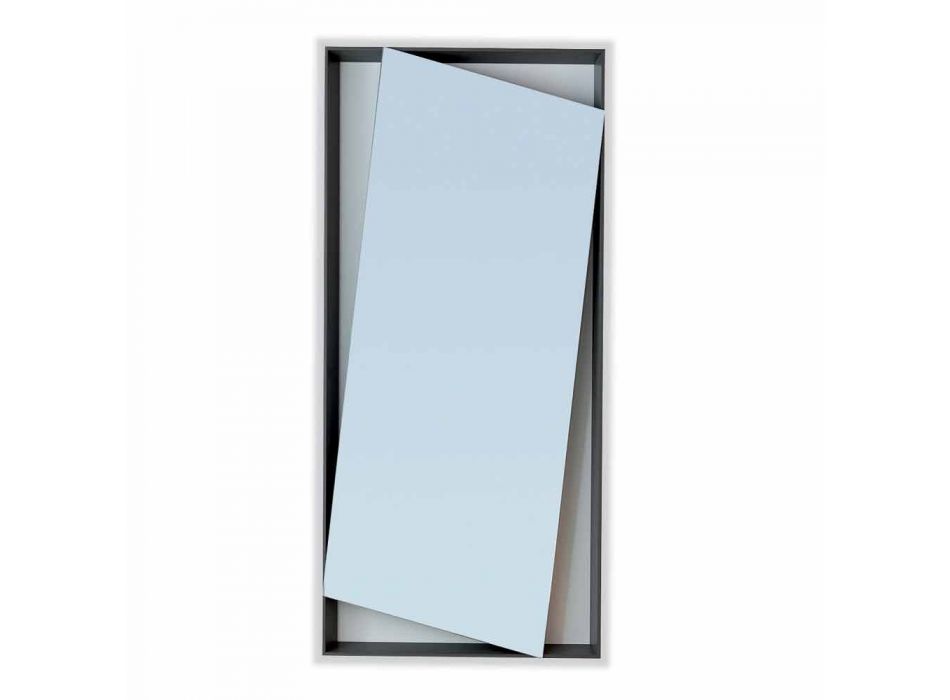 Bonaldo Hang spiegelwand gelakt hout ontwerp H185cm gemaakt in Italië