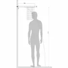 Bossini Manhattan douchekop roestvrij staal met twee jets Viadurini