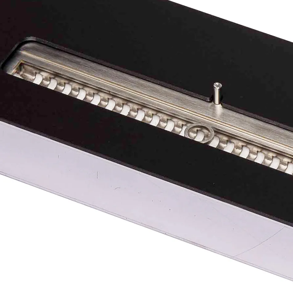 Roestvrijstalen bioethanolbrander voor Lineaire Open Haard Made Italy - Brandon Viadurini