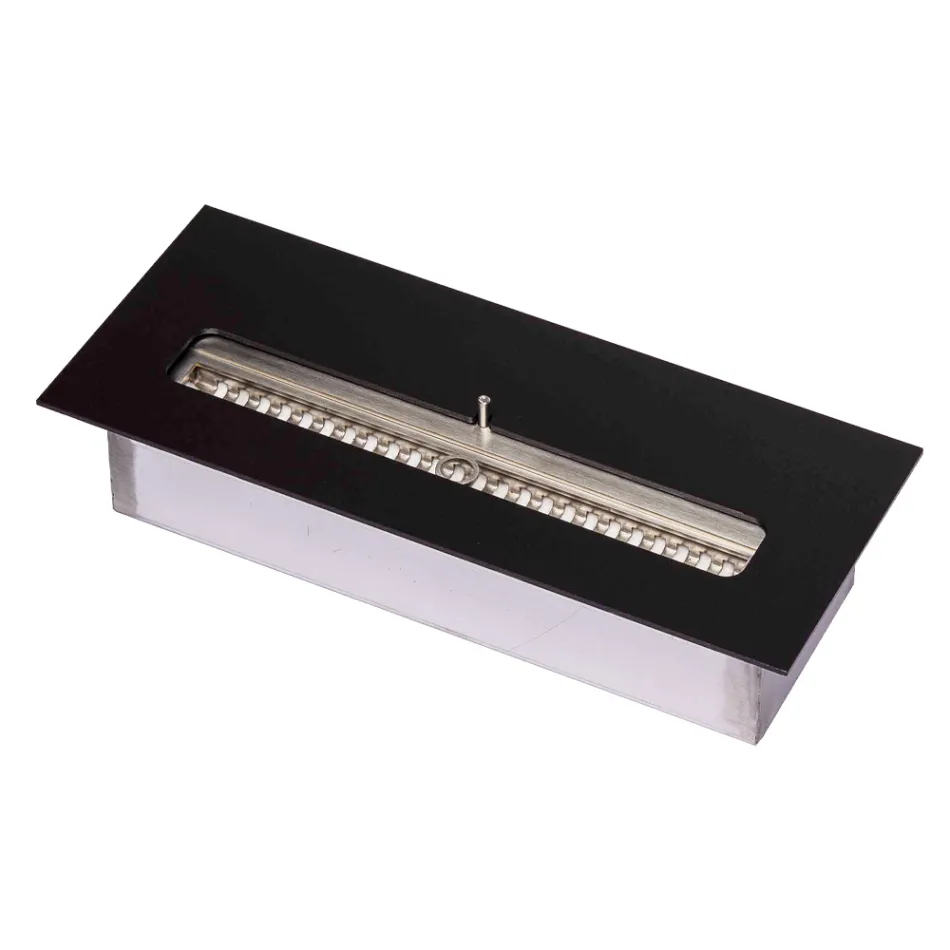 Roestvrijstalen bioethanolbrander voor Lineaire Open Haard Made Italy - Brandon Viadurini