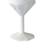 Cocktailglas in Italiaans luxe satijn Carrara wit marmer - Rennet Viadurini