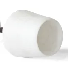 Wijnglas in Satijn Wit Carrara Marmer en Rode Levanto - Caglio Viadurini