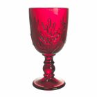 Gekleurde bekers in glas en koraaldecoratie, 12 stuks - Crimson Viadurini