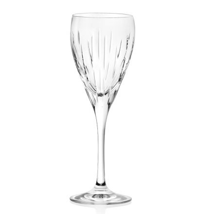 Eco Crystal wijnglazen en segmenten, luxe lijn 12 stuks - Monnalisa Viadurini