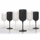 Bekers in matglas Witte en zwarte wijn Service 12 stuks - Norvegiomasai Viadurini