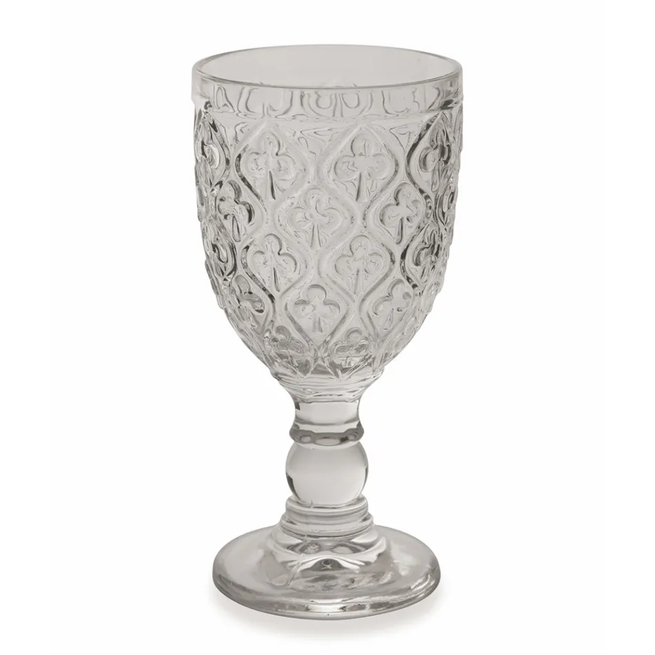 Wijn- of Waterbekers in Gekleurd Glas en Arabesque Decoratie 12 Stuks - Marokko Viadurini