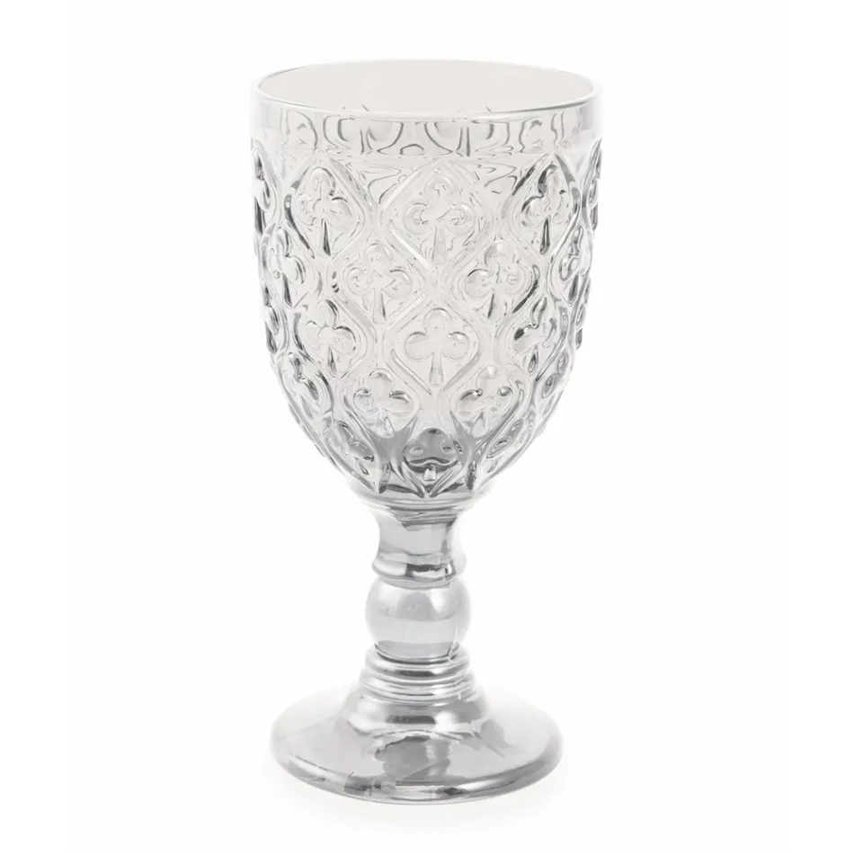 Wijn- of Waterbekers in Gekleurd Glas en Arabesque Decoratie 12 Stuks - Marokko Viadurini