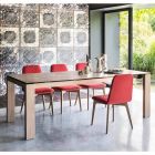 Sigma Calligaris Modern uitschuifbare tafel tot 220 cm keramische Viadurini