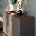 Slaapkamer met 4 moderne designelementen Made in Italy - Electric Viadurini