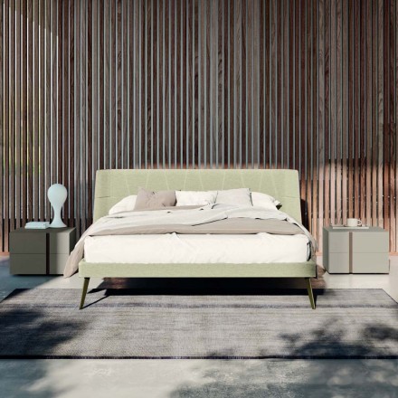 Slaapkamer met 4 elementen Moderne stijl Gemaakt in Italië Hoge kwaliteit - Minorco Viadurini