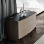 Moderne slaapkamer met 4 elementen Made in Italy - Calimero Viadurini