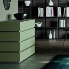 Slaapkamer met 5 moderne elementen Made in Italy Hoge kwaliteit - Rieti Viadurini