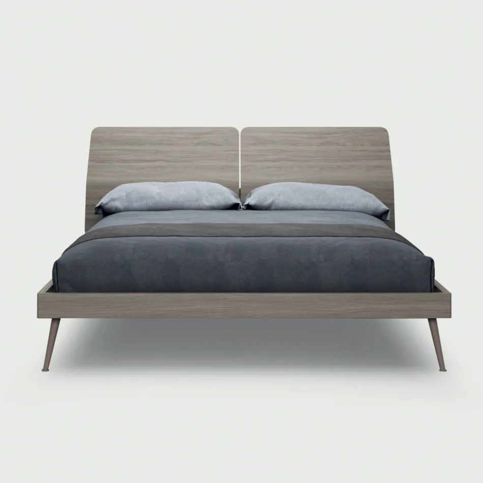 Complete slaapkamer met 4 hoogwaardige Made in Italy-elementen - Odema Viadurini