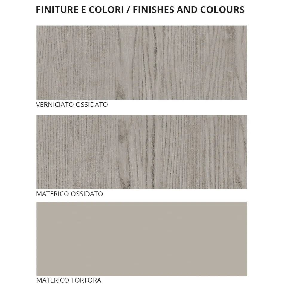 Complete slaapkamer met 4 hoogwaardige Made in Italy-elementen - Odema Viadurini