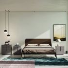 Complete slaapkamer met 5 elementen in moderne stijl Made in Italy - Savanna Viadurini