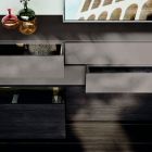 Complete luxe slaapkamer met 6 elementen Made in Italy - Adige Viadurini
