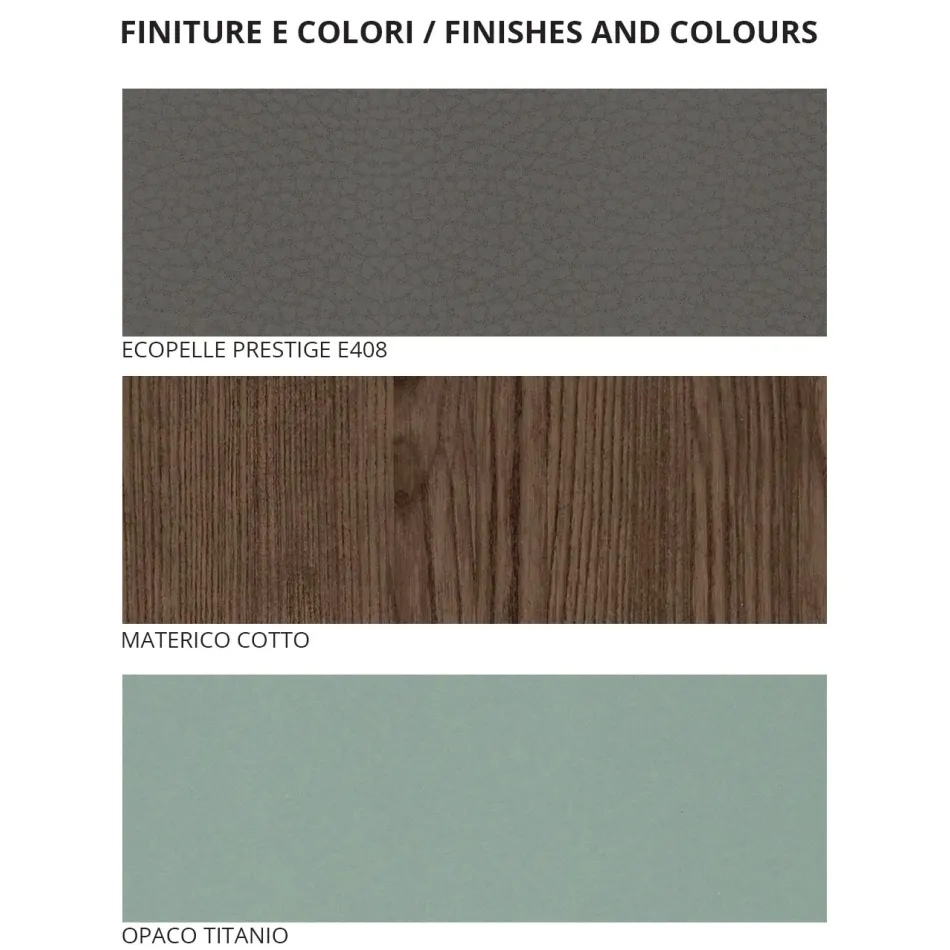 Tweepersoonsslaapkamer met 5 luxe Made in Italy-elementen - Emerald Viadurini