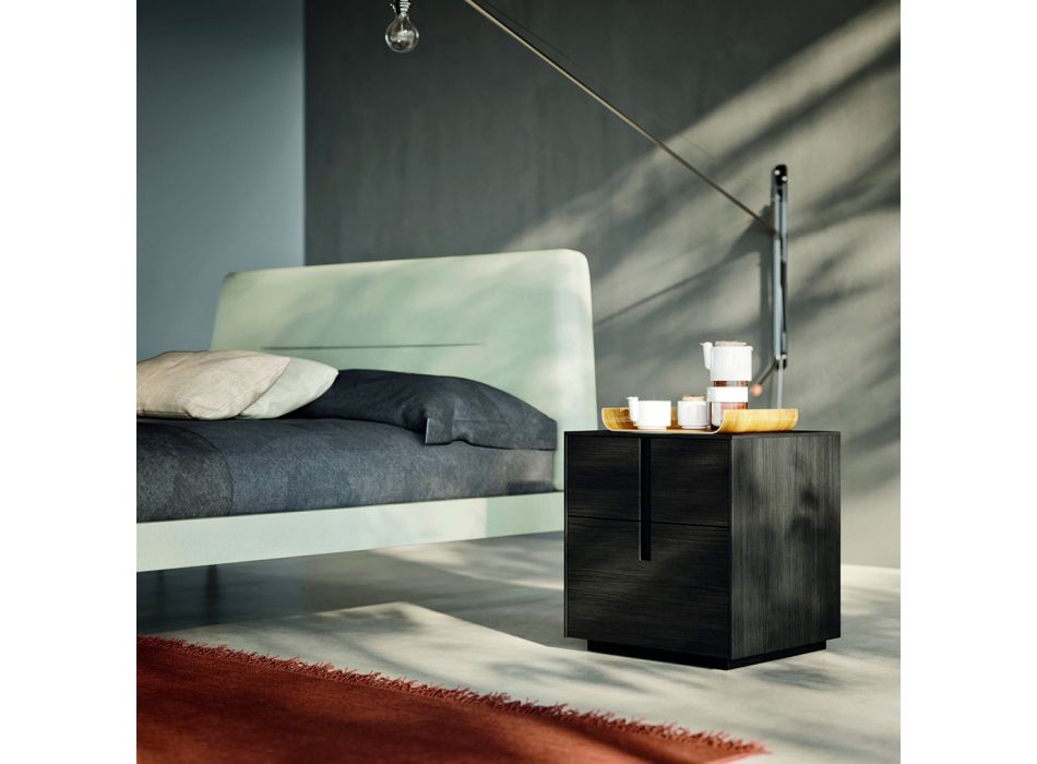 Tweepersoons slaapkamer met 5 elementen moderne stijl Made in Italy - Octavia Viadurini