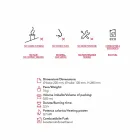 Open haard keramiek en glas tafel bioethanol Jim, made in Italy Viadurini