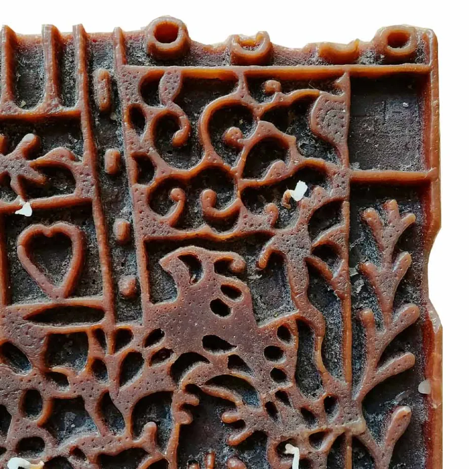 Ambachtelijke kaars met 4 lonten in geurwas Made in Italy - Tacna Viadurini