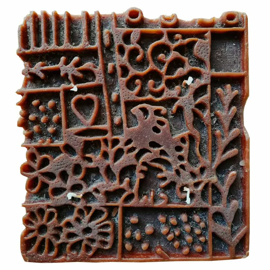 Ambachtelijke kaars met 4 lonten in geurwas Made in Italy - Tacna Viadurini