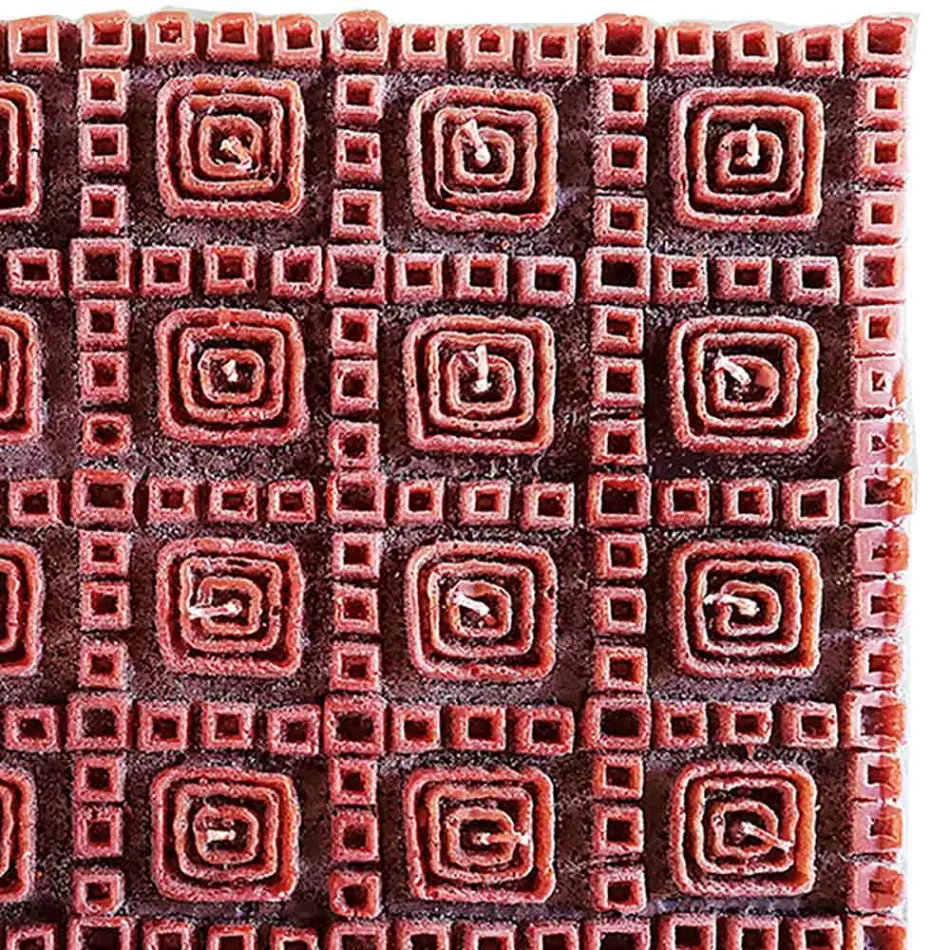 Geurkaars van bruine was met 25 lonten Made in Italy - Piura Viadurini