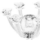 Kristallen kandelaar met strass 7-vlammen design Italiaanse luxe - Maike Viadurini