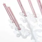 Klassieke medium design kandelaar, 5 armen in Aragon plexiglas Viadurini