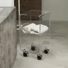 Trolleyzuil in transparant acrylkristal 1 of 3 planken - Minervo Viadurini