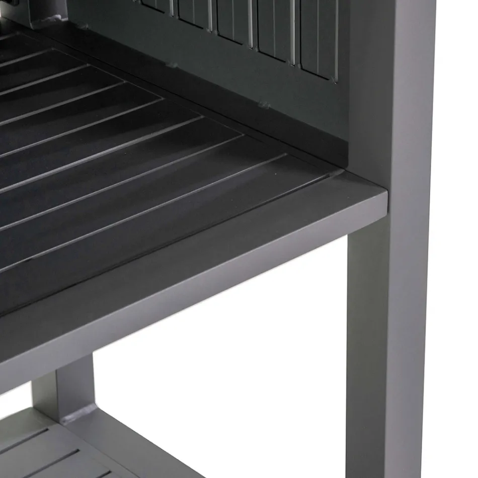 Buitenkar in geverfd aluminium met verschillende afwerkingen - Hotel Viadurini