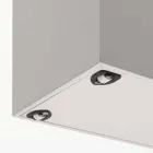 Shopping-extensies open poriën witte melamine Columbus Viadurini