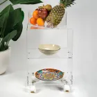 Objectwagen met plexiglas wielen Made in Italy - Rudolf Viadurini