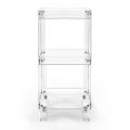 Voedseltrolley in transparant plexiglas Made in Italy - Galatius