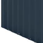 Tuinhuisje van antraciet plaatstaal met scharnierende deur - Cucciolo Viadurini