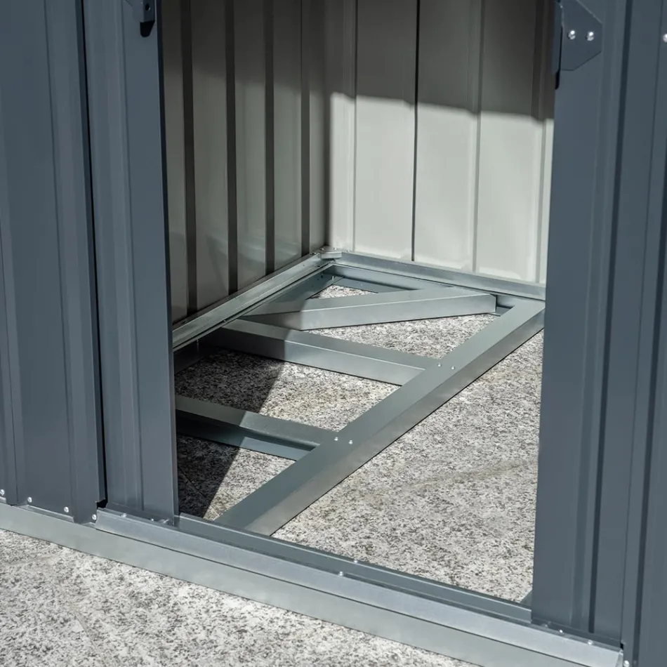 Tuinhuis met scharnierende deur in verschillende maten - Puppy Viadurini