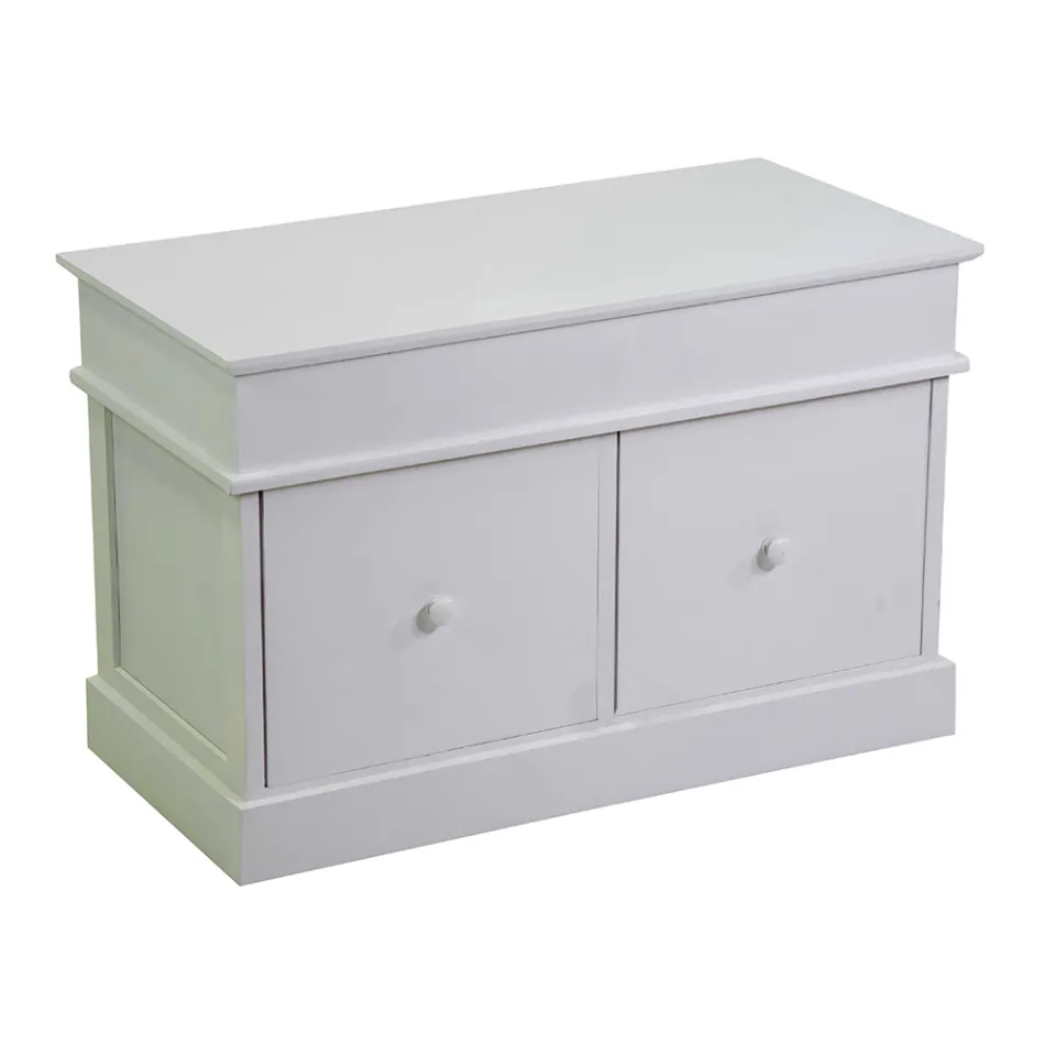 Binnenkist van hout met 2 laden - Meduse Viadurini