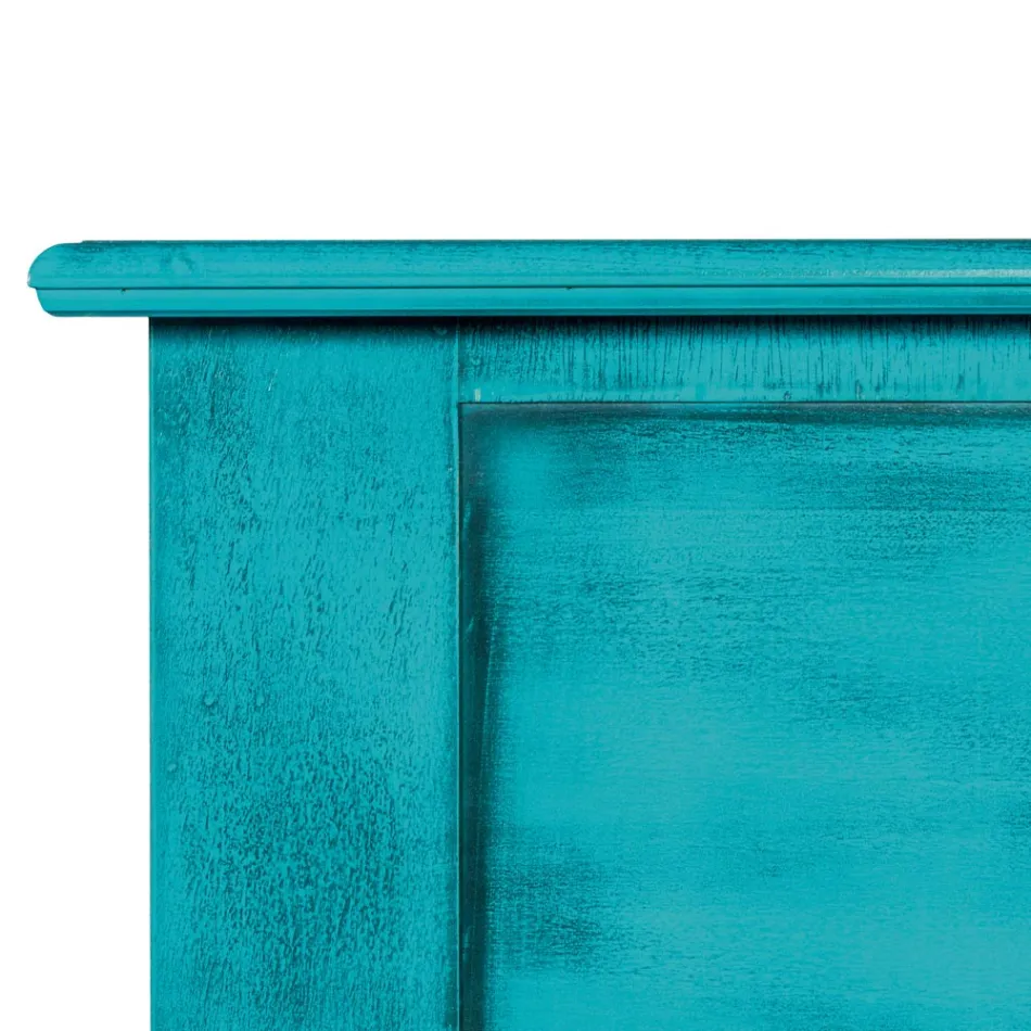 Kist van gefineerd hout met verschillende afwerkingen Made in Italy - Krishna Viadurini