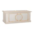 Kist van gefineerd hout met verschillende afwerkingen Made in Italy - Krishna Viadurini