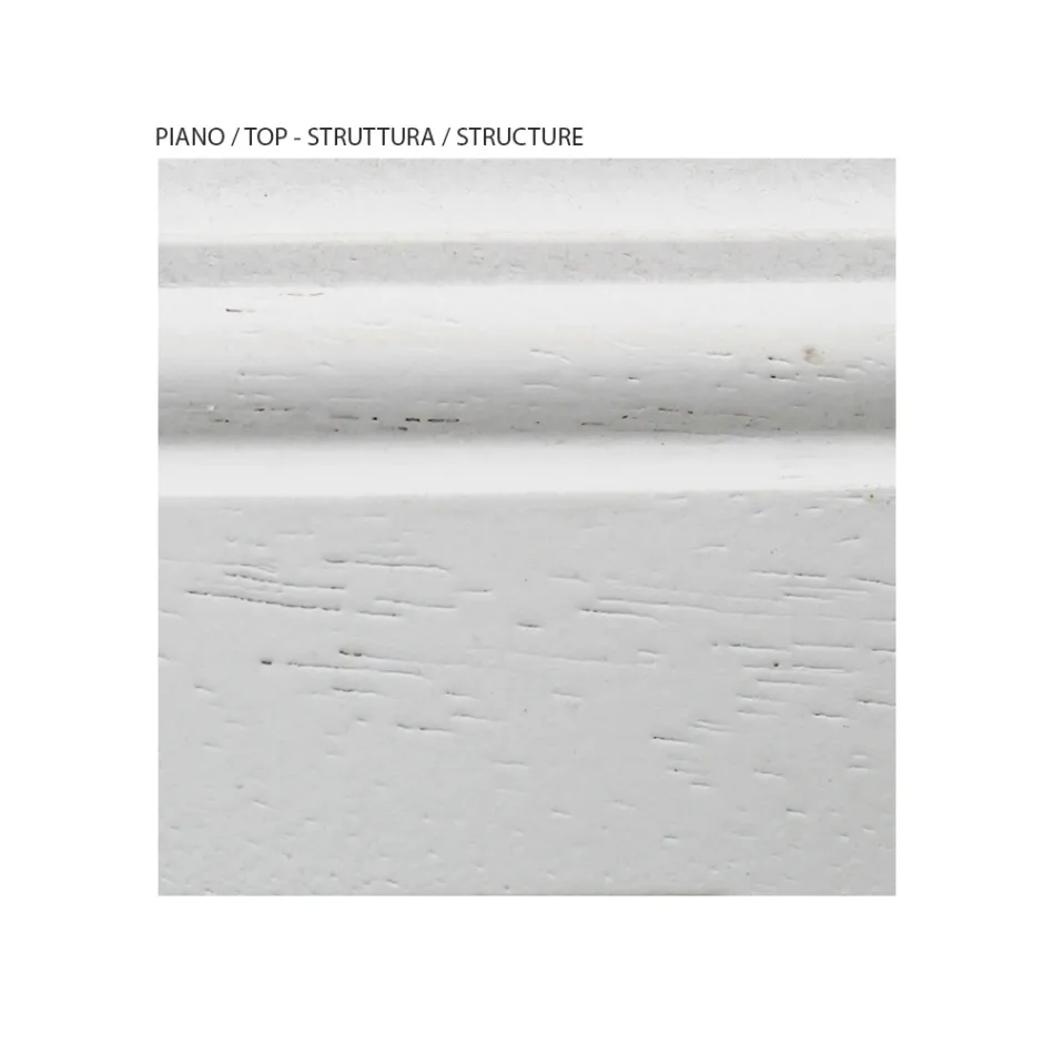 Kist van gefineerd hout en verschillende afwerkingen Made in Italy - Hermod Viadurini