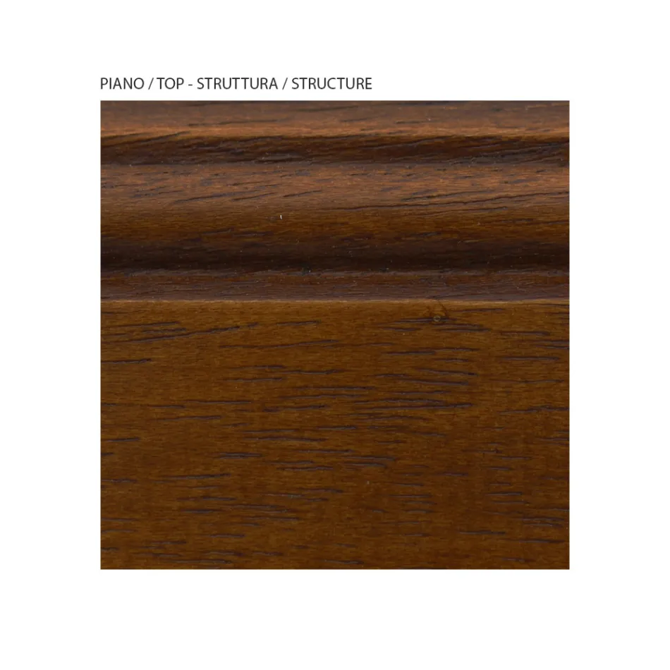 Kist van gefineerd hout en verschillende afwerkingen Made in Italy - Hermod Viadurini