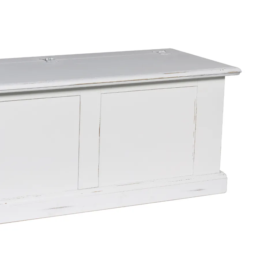 Kist van gefineerd hout en verschillende afwerkingen Made in Italy - Hermod Viadurini