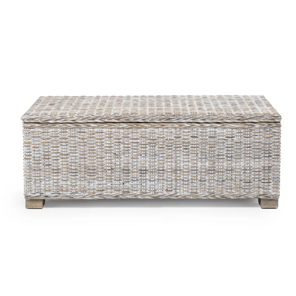 Buitenkist in natuurlijke vezel van Kubù - Nogitsune Viadurini