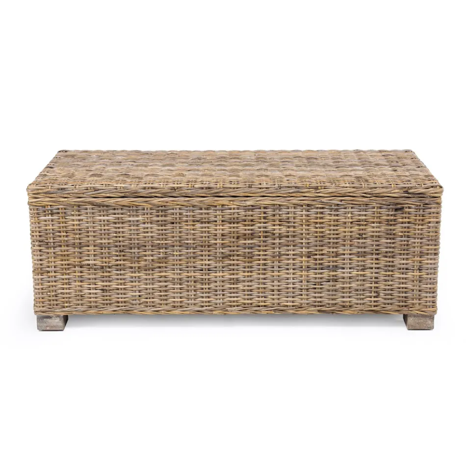 Buitenkist in natuurlijke vezel van Kubù - Nogitsune Viadurini