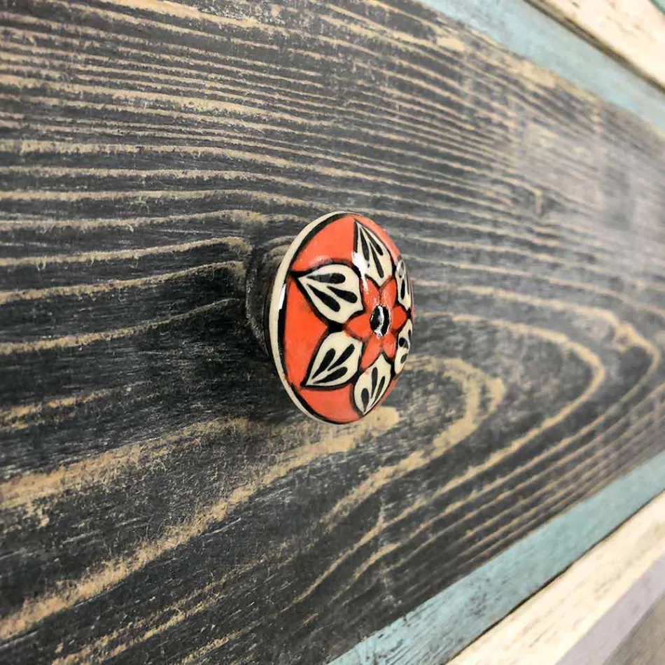 Artisanale ladekast in sparrenhout met 3 laden Made in Italy - Monkey Viadurini