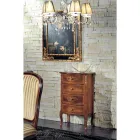 Klassieke ladekast in walnoothout 4 of 6 laden Made in Italy - Katerine Viadurini