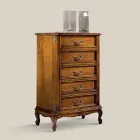 Klassieke houten kist met 7 of 5 lades Made in Italy - Richard Viadurini