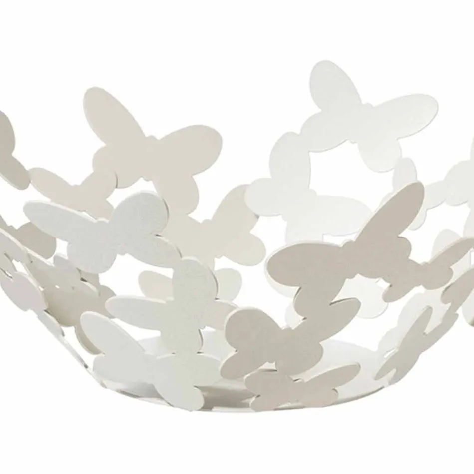 Wit, beige of ivoorkleurig designontwerpstuk gemaakt in Italië - Leiden Viadurini